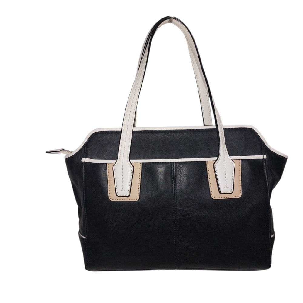 👜 Coach Black and Cream Classic Tote Bag - Picture 3 of 5